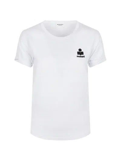 Isabel Marant Koldia Logo T-shirt In White