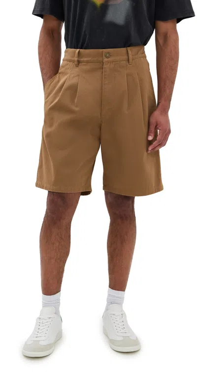 ISABEL MARANT KOSTINO SHORTS 7.75 TOFFEE