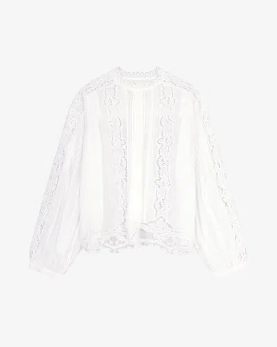 Isabel Marant Kubra Top In White