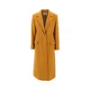 Isabel Marant L And Cashmere Long Coat In Gold
