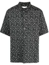 Isabel Marant Labilio Graphic-print Cotton Shirt In Black
