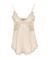 Isabel Marant Lace Detailed Sleeveless Top In Neutral