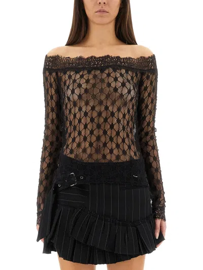 ISABEL MARANT LACE "MARLENE" TOP