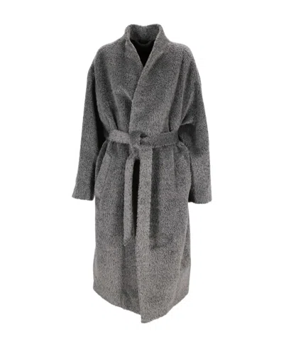Isabel Marant Lace-up Coat In Gray