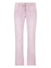Isabel Marant Vanel Straight-leg Jeans In Purple