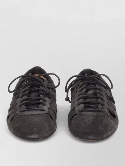 Isabel Marant Lace Up Shoes Round Toe Flat Sole In Multi