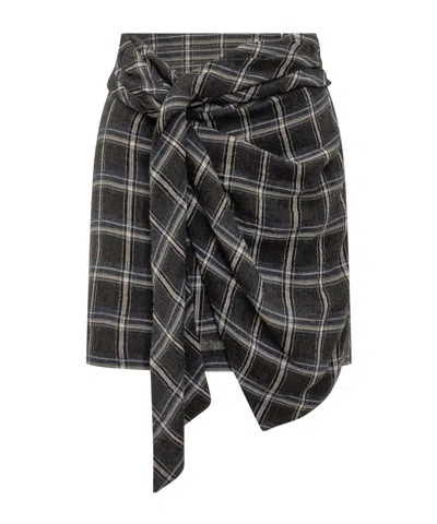 ISABEL MARANT LACE-UP SKIRT