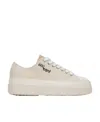 Isabel Marant Austen Canvas Platform Sneaker In Nude