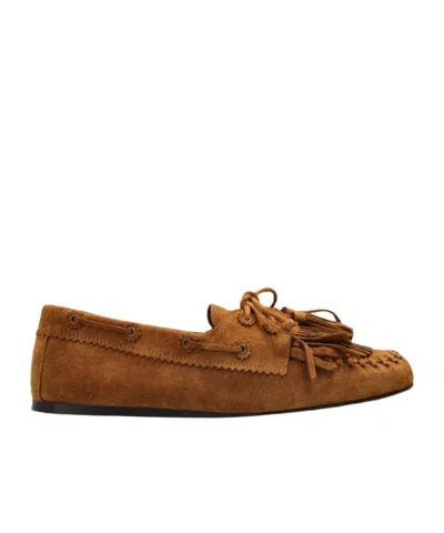 Isabel Marant Lace-up Loafers In Brown