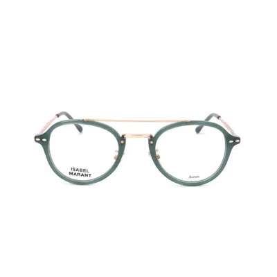 Isabel Marant Ladies Green Round Eyeglass Frames Im 0015