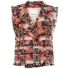 Isabel Marant Ladies Pink Djiroy Wool Tweed Vest In Pink
