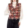 Isabel Marant Ladies Pink Djiroy Wool Tweed Vest In Multi