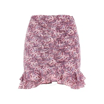 ISABEL MARANT ISABEL MARANT LADIES PINK MILENDI SILK SKIRT