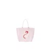Isabel Marant Ladies Pink Yenky Logo-embroidered Small Tote Bag In Pink