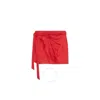 Isabel Marant Berenice Cotton Mini Skirt In Red