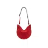 ISABEL MARANT ISABEL MARANT LADIES RED MINI MOON SOFT SHOULDER BAG