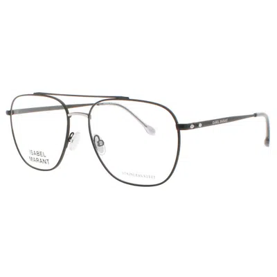 Isabel Marant Ladies Silver Tone Rectangular Eyeglass Frames Im 0028