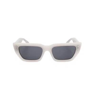 Isabel Marant Ladies White Rectangular Sunglasses Im-0159/s In Neutral