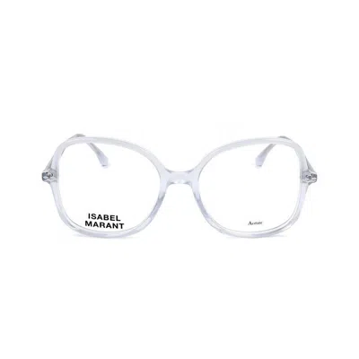 Isabel Marant Ladies White Square Eyeglass Frames Im 0022-mvu-1 In Gray