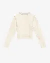 Isabel Marant Textured-finish Chunky Jumper In Ecru