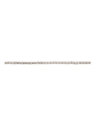 Isabel Marant Ladji Crystal Embellished Belt In Silber