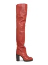 Isabel Marant Soft Leather High Heel Cuissard Boots In Brown