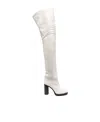 Isabel Marant Laelle Thigh-high 105mm Boots In White