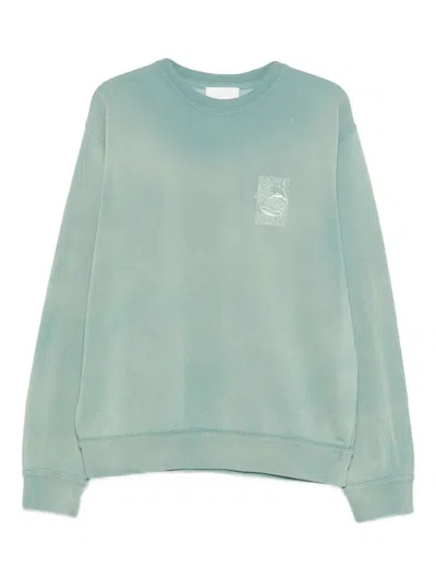 Isabel Marant Lagoon Cotton Jersey In Blue