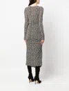 Isabel Marant Laly Abstract-pattern Midi Dress