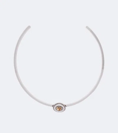 Isabel Marant Lam Embellished Choker In Metallic