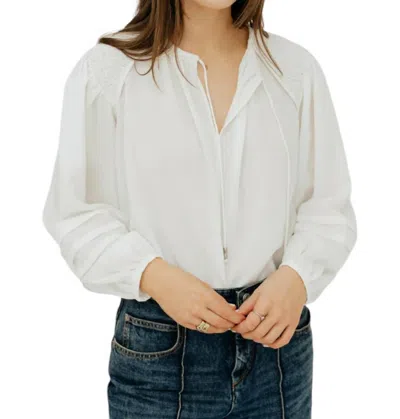 Isabel Marant Lamaya Blouse In Ecru In White