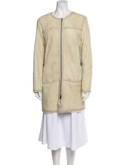 Pre-owned Isabel Marant Lamb Fur Evening Jacket In Neutral