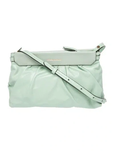 Pre-owned Isabel Marant Lambskin Crossbody Bag In Green