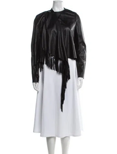 Pre-owned Isabel Marant Lambskin Jacket In Gray