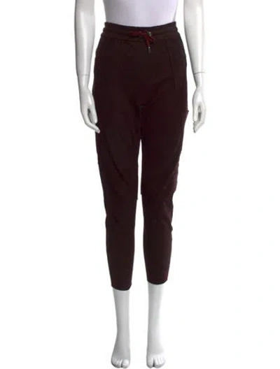 Pre-owned Isabel Marant Lambskin Skinny Leg Pants In Brown