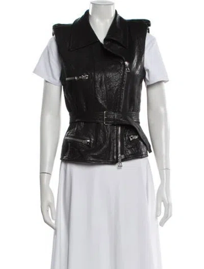 Pre-owned Isabel Marant Lambskin Vest In Black