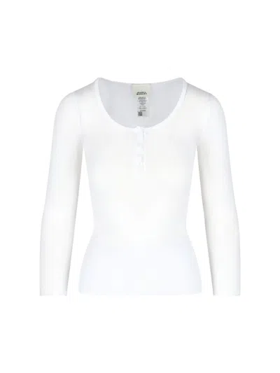 ISABEL MARANT LAMYLI RIBBED TOP