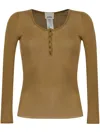 Isabel Marant Lamylic Long Sleeve Cotton Top