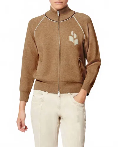 Isabel Marant Lanya Cardigan In Camel In Brown