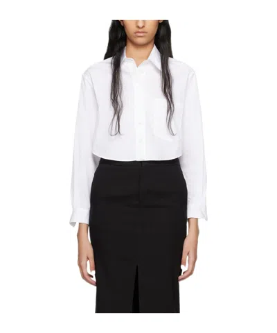 Isabel Marant Lapel Cotton Shirt In White