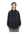 Isabel Marant Black Tailly Denim Shirt In Black