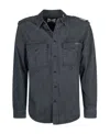 Isabel Marant Utility Shirt With Long Sleeves And Pockets In Black