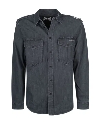 Isabel Marant Lapel Long-sleeved Shirt In Black