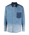 Isabel Marant Lapel Long-sleeved Shirt In Blue