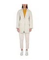 Isabel Marant Lapel Suit Jacket In White