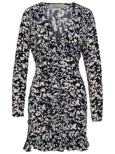 ISABEL MARANT LARA V-NECK LONG SLEEVED DRESS