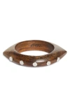Isabel Marant Large Bangle In Orange