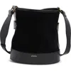 Isabel Marant Large Samara Suede Bucket Bag In Black