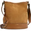 Isabel Marant Large Samara Suede Bucket Bag In Brown