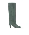 Isabel Marant Laspi High-heeled Boots In Green